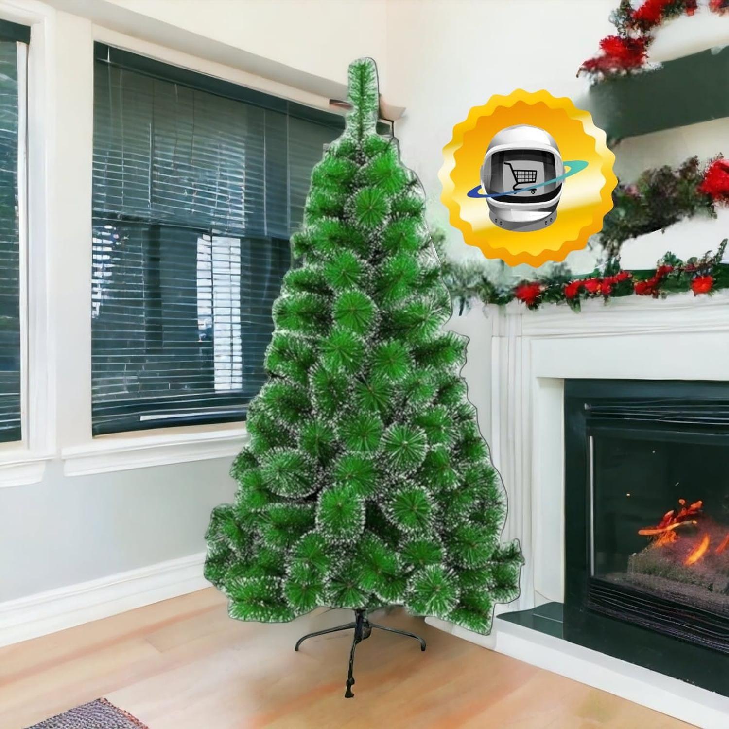 Arbol De Navidad 180 Cm Nevado Blanco Frondoso-3