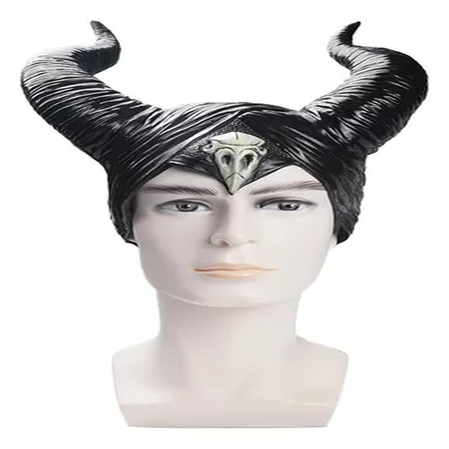 Cuernos Malefica Diadema Disfraz Halloween Mascaras Latex-4