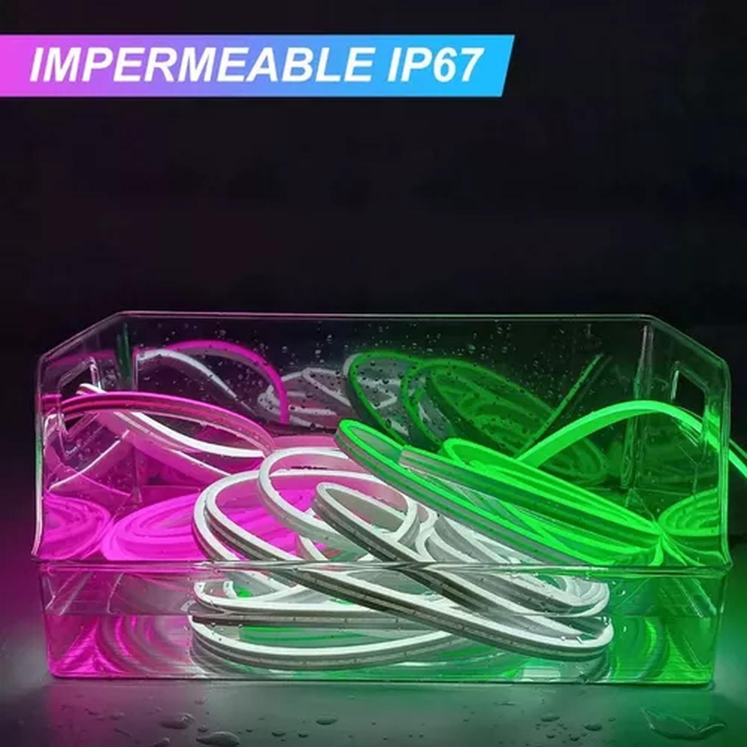 Tira Cinta Luz led Neon Flexible Monocromo 5m-4