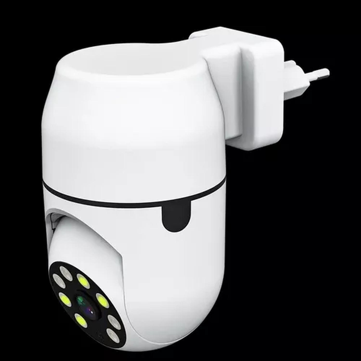 Camara Seguridad Ip Con Adaptador Enchufe Wifi-4
