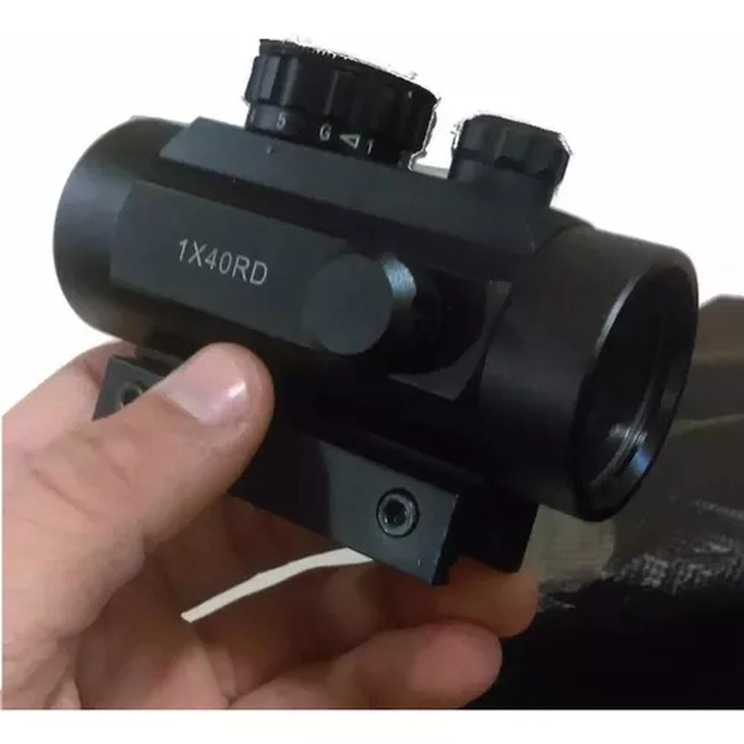 Mira Red Dot Mira Holografica Mira Punto Rojo Verd Rifle Pcp-3