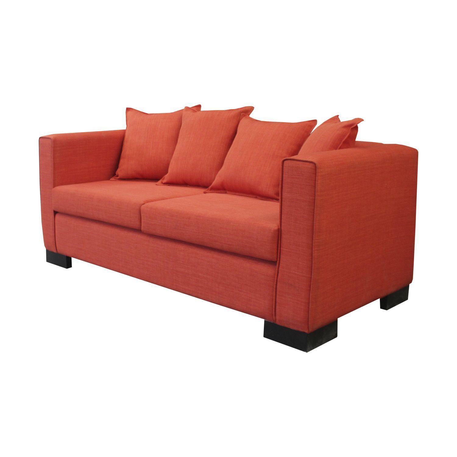 Sofá Avanti 3 Cuerpos Color Rojo-1