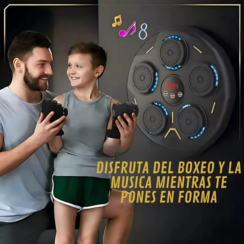 Maquina Boxeo Inteligente Kit Entretenimiento Con Bluetooth -6