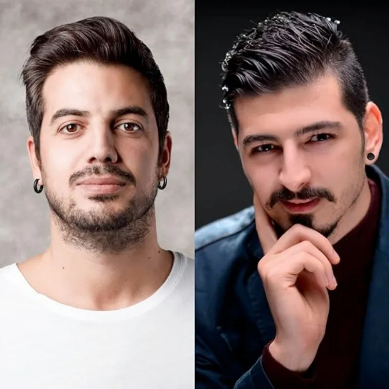 15 Pares Aros Aretes Pendientes Hombre-5