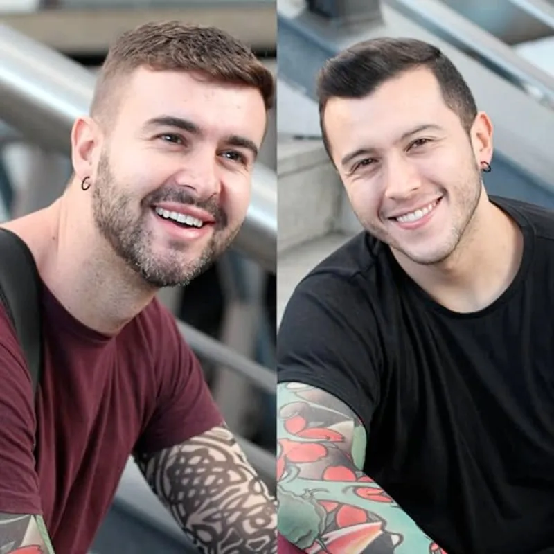 15 Pares Aros Aretes Pendientes Hombre-6