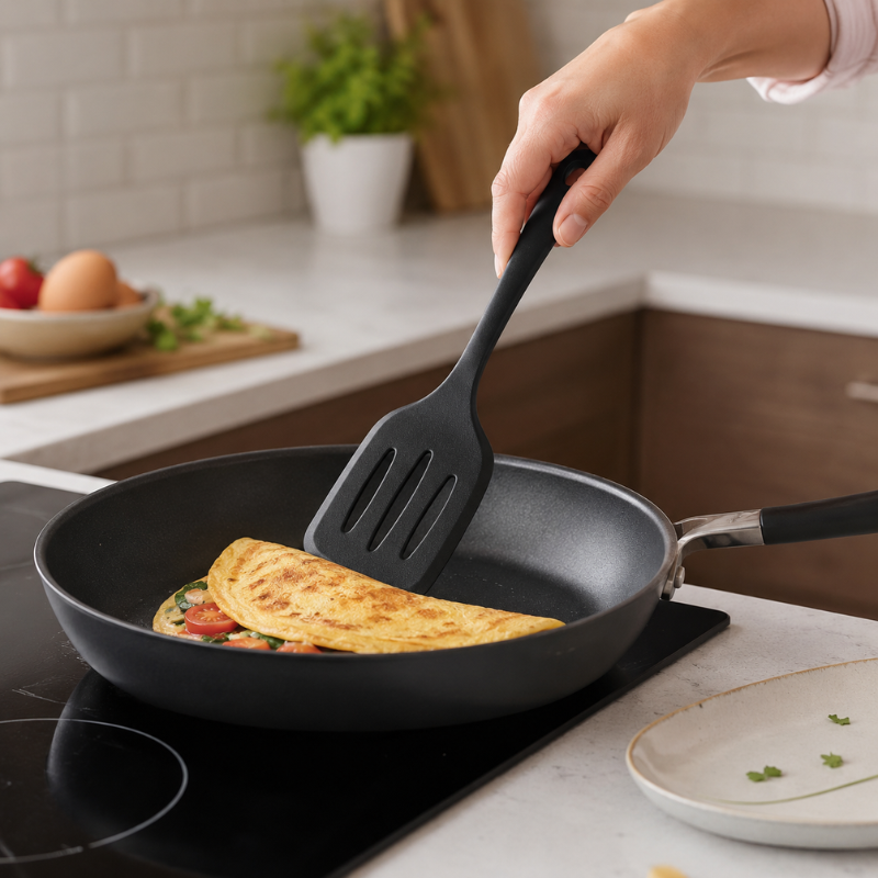 Set 4 Piezas Utensilios De Cocina De Silicona Antiadherentes-4