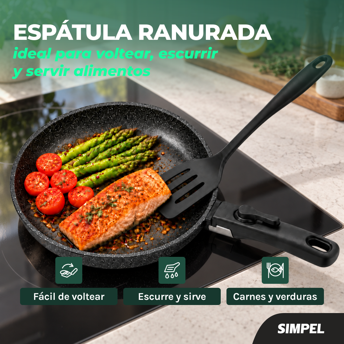Set 4 Piezas Utensilios De Cocina De Silicona Antiadherentes-6