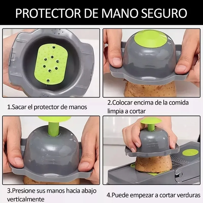 Multi Picador Vegetales 15 Pzs Cortador Verduras 1 2L-4