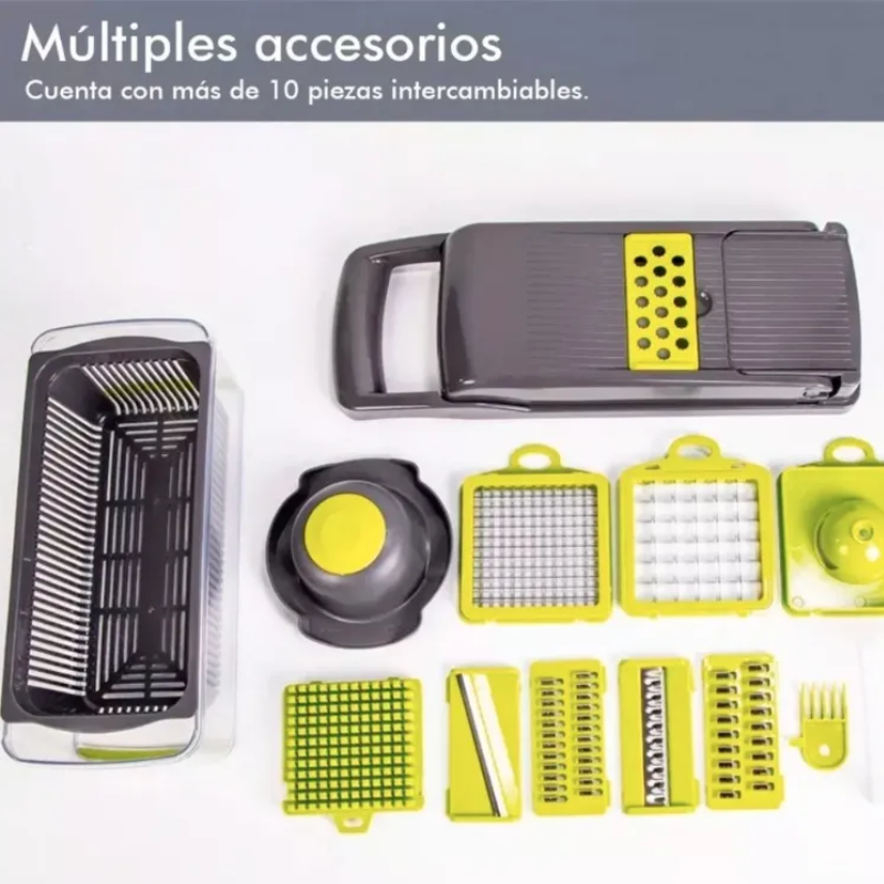 Multi Picador Vegetales 15 Pzs Cortador Verduras 1 2L-5