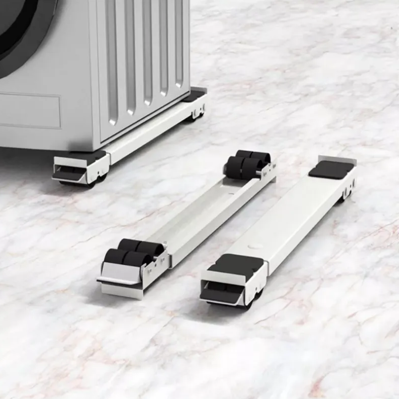 Base Móvil Ajustable Soporte Con Ruedas Para Lavadora Nevera -2