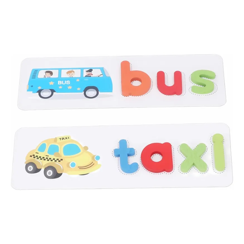 Juego De Palabras Infantil Deletreo Montessori Aprendizaje-6