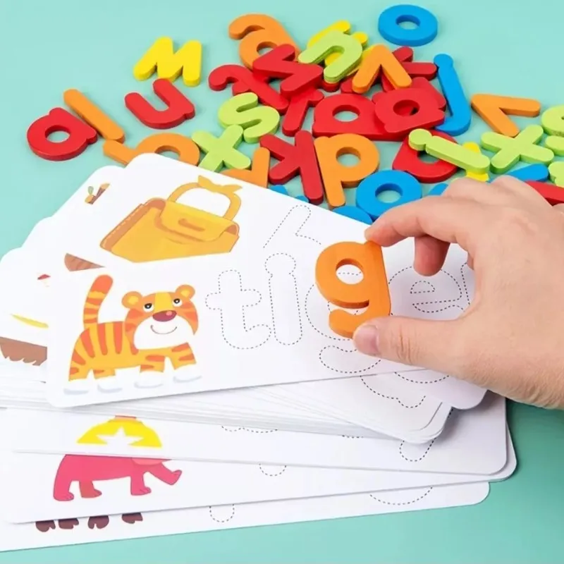 Juego De Palabras Infantil Deletreo Montessori Aprendizaje-7