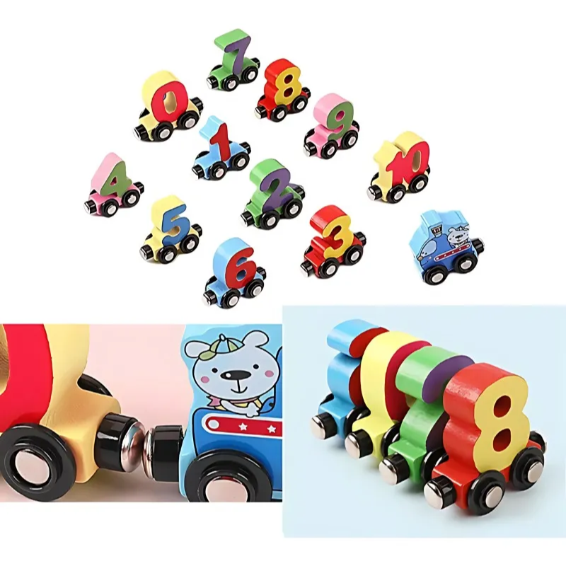 Juego De Tren Númericos Magnéticos Infantil Educativo 1 Al 10  -2