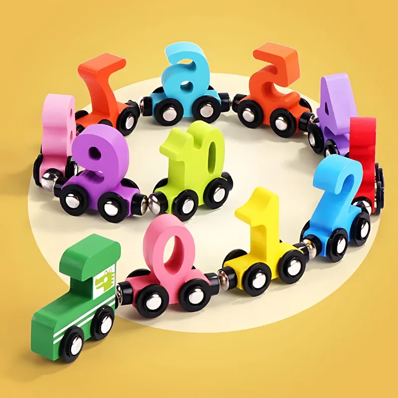 Juego De Tren Númericos Magnéticos Infantil Educativo 1 Al 10  -5