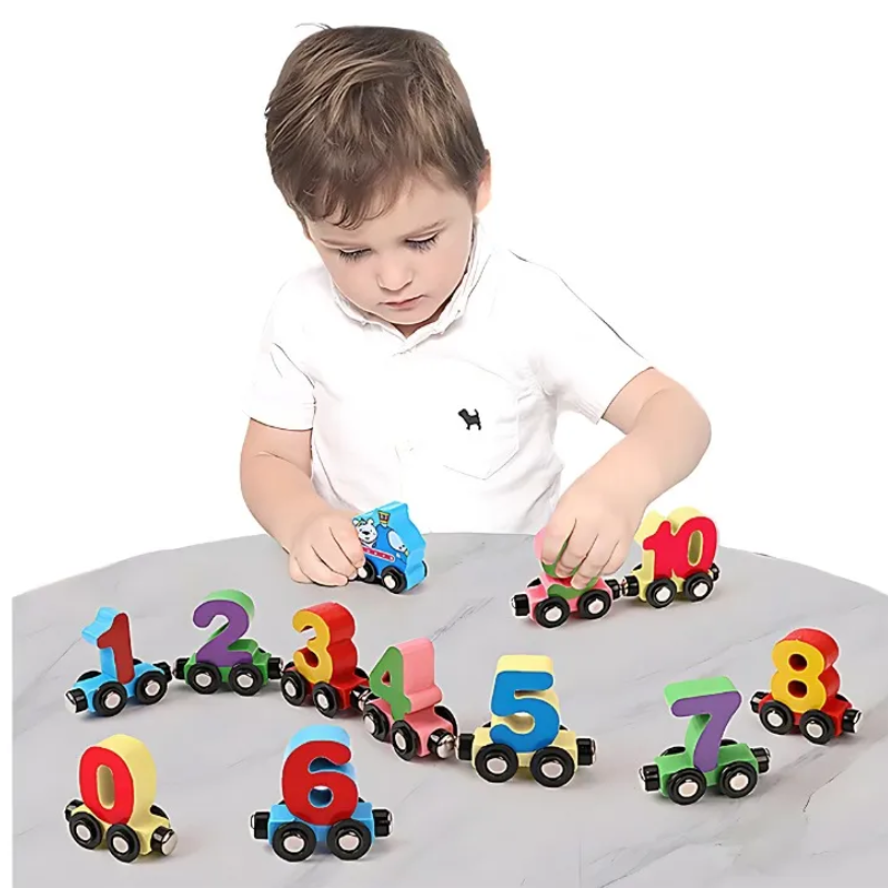 Juego De Tren Númericos Magnéticos Infantil Educativo 1 Al 10  -6