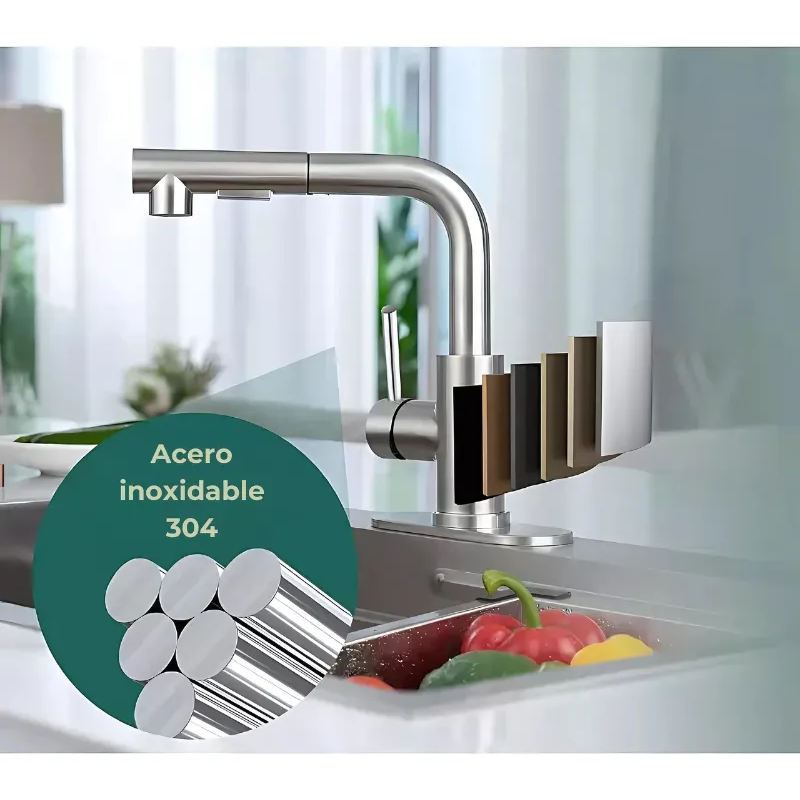 Grifo Giratorio Extensible De Lavaloza Con Rociador 360-2