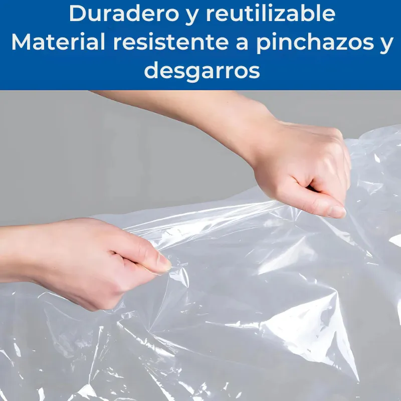 Pack 5 Bolsas Al Vacío Organizadoras Bomba Manual-4