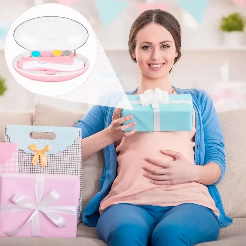 Lima Eléctrica Para Bebe Cortaúñas Silencioso -2