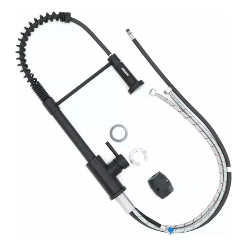 Grifo Extensible Monomando 360 Acero Inoxidable Alta Calidad-4