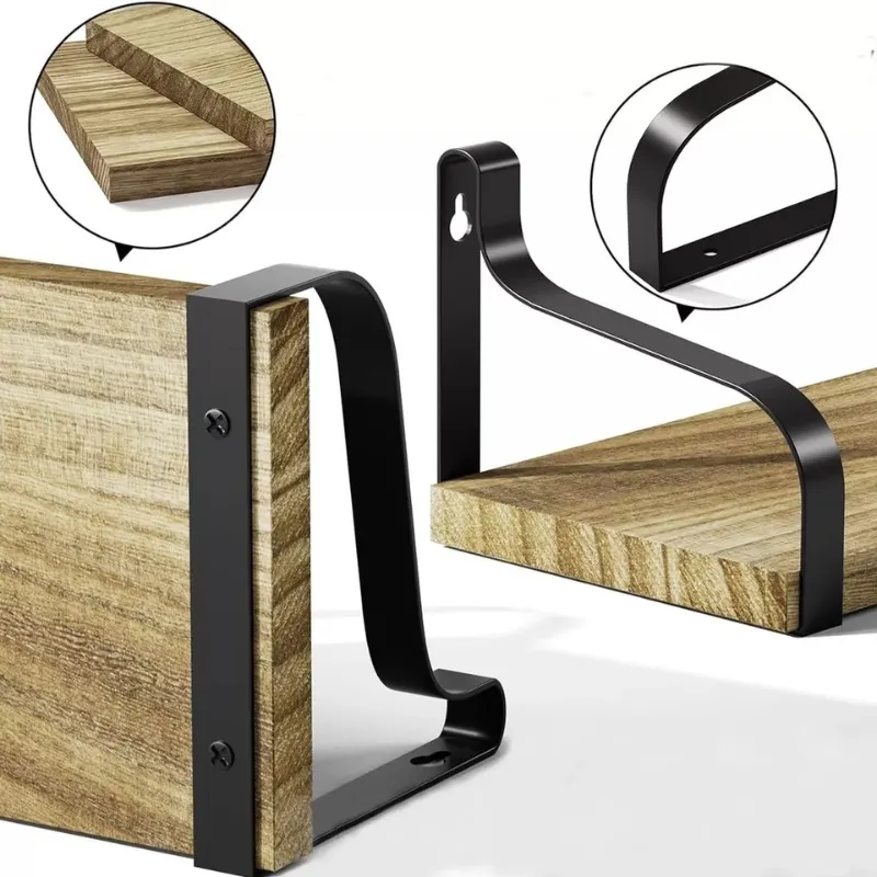 Set 3 Estantes De Almacenamiento Repisa Flotante Para Pared-2