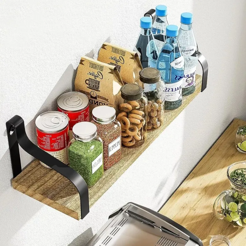 Set 3 Estantes De Almacenamiento Repisa Flotante Para Pared-6