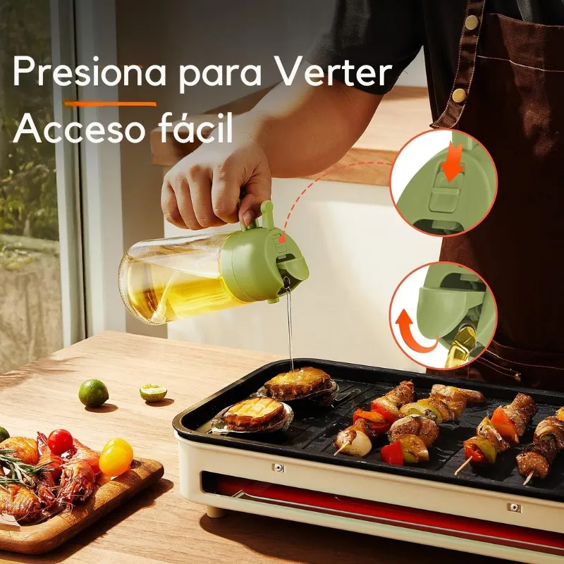 Dispensador Pulverizador De Aceite Botella Rociadora 470ml-3