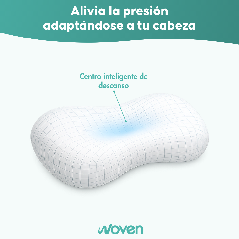 Almohada Viscoelastica De Viaje Woven Ideal Para Camping-5