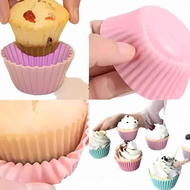 Pack 6 Bandejas De Silicona Air Frayer Molde Reutilizable-4