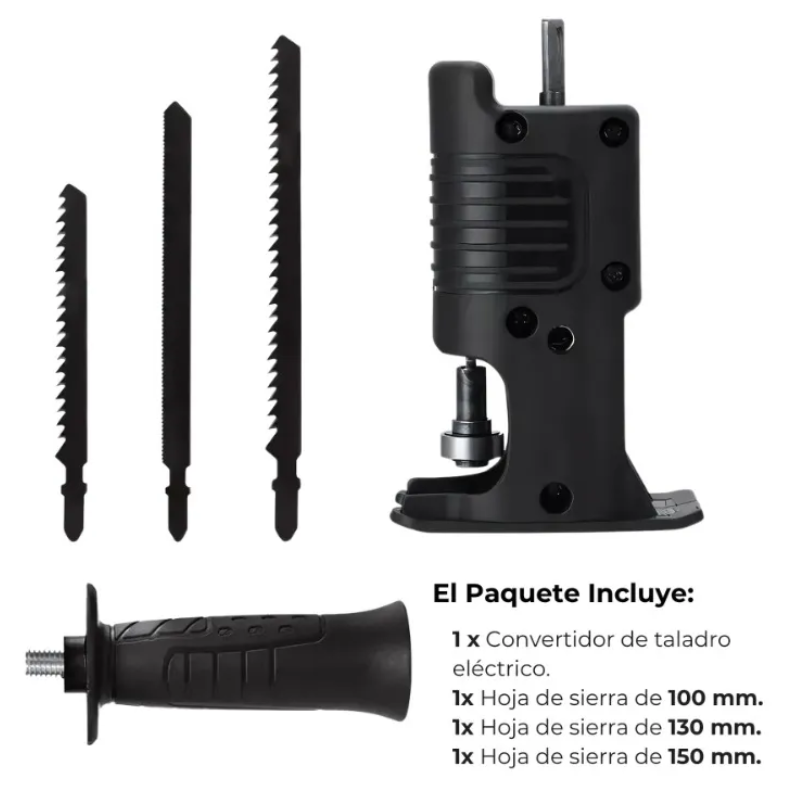 Adaptador De Sierra Caladora Para Taladro 3 Sierras-4