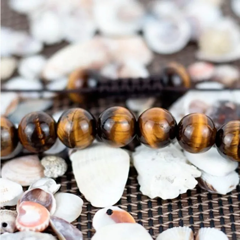 Pulsera Ajustable Ojo De Tigre Original Unisex Variado-3