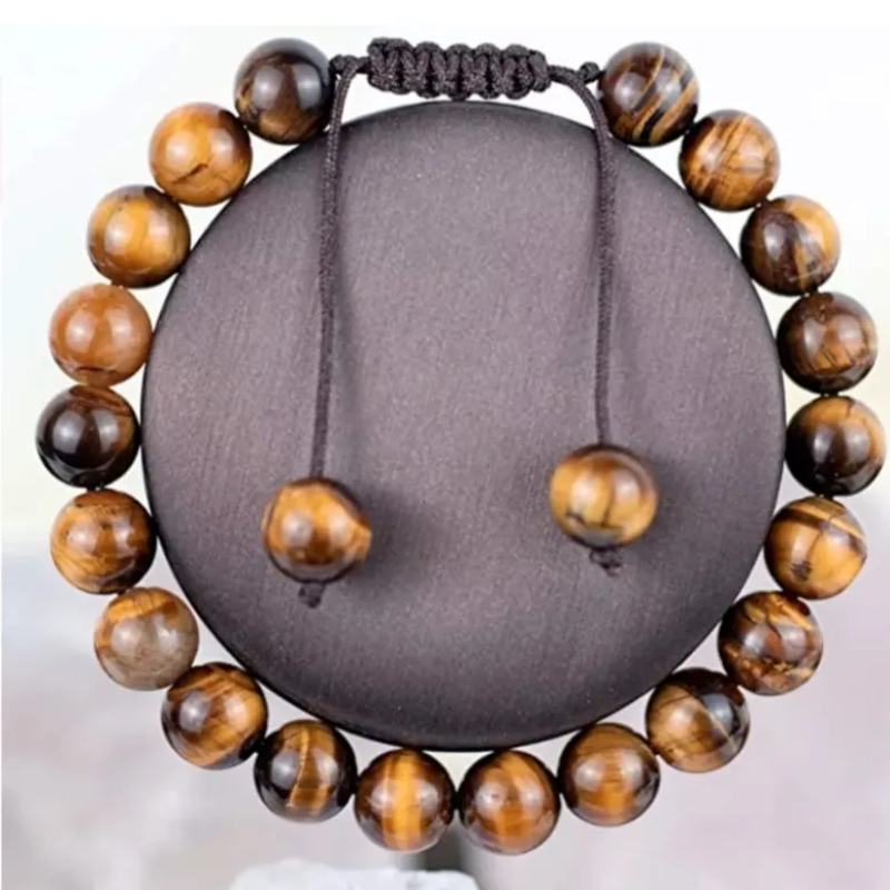 Pulsera Ajustable Ojo De Tigre Original Unisex Variado-4