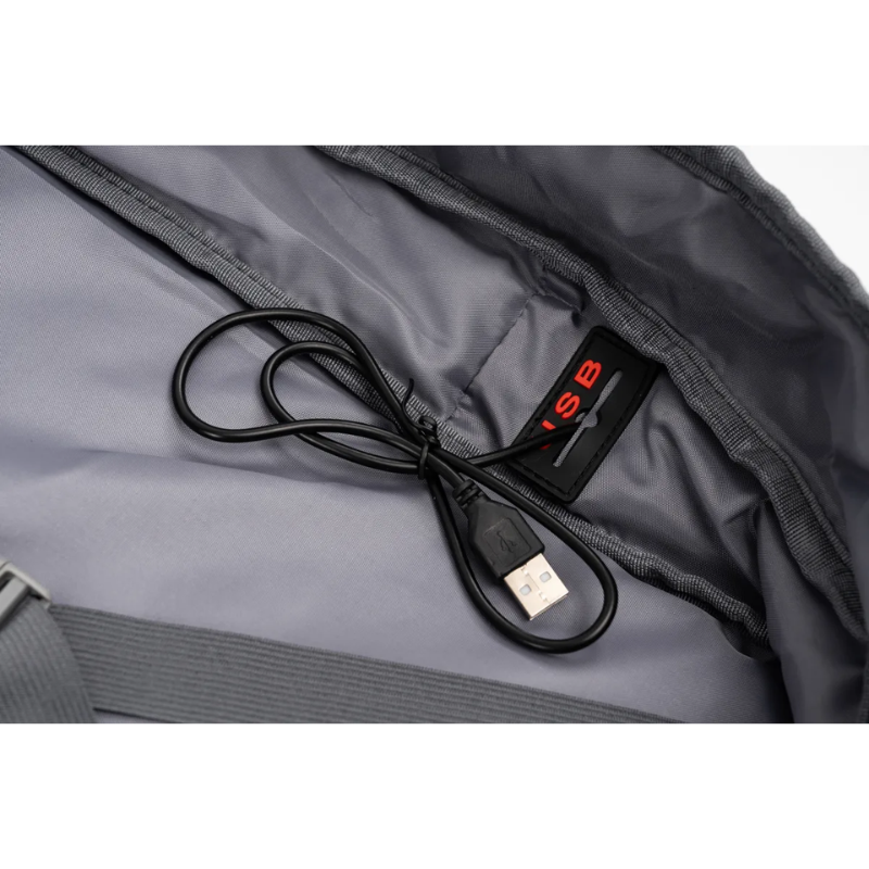 Pack Mochila Garmento 32l 3 Organizadores De Viajes Negro Liso-3