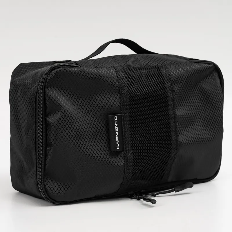 Pack Mochila Garmento 32l 3 Organizadores De Viajes Negro Liso-8