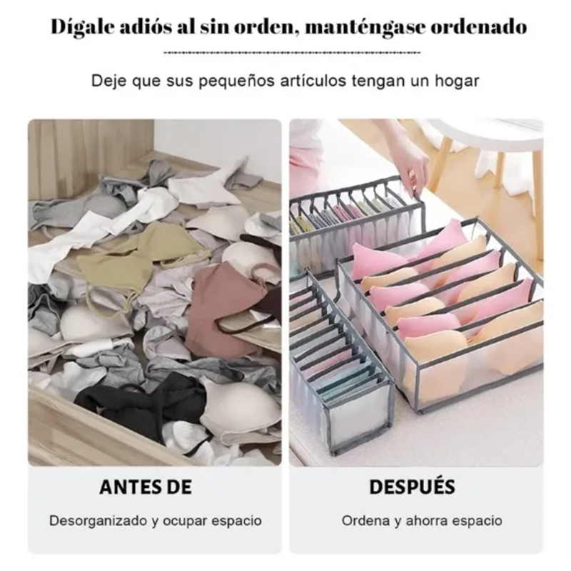 Set 3 Organizadores Ropa Interior Closet Hogar Armario-3