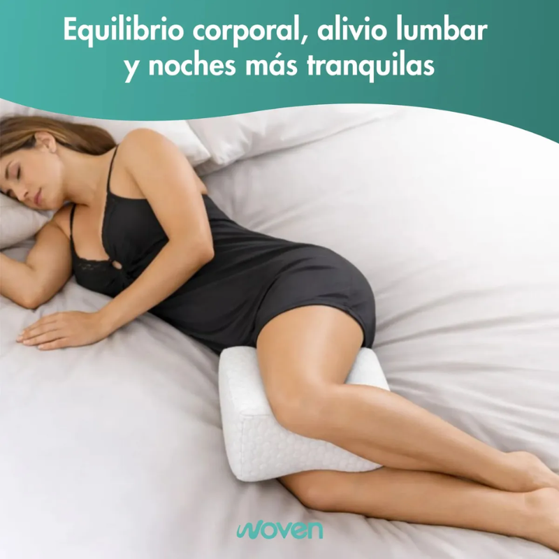Set Almohada Ortop dica Cervical Y Coj n Para Piernas Woven-2