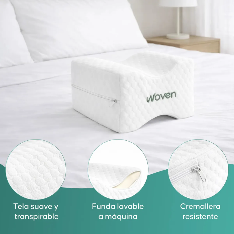 Set Almohada Ortop dica Cervical Y Coj n Para Piernas Woven-6