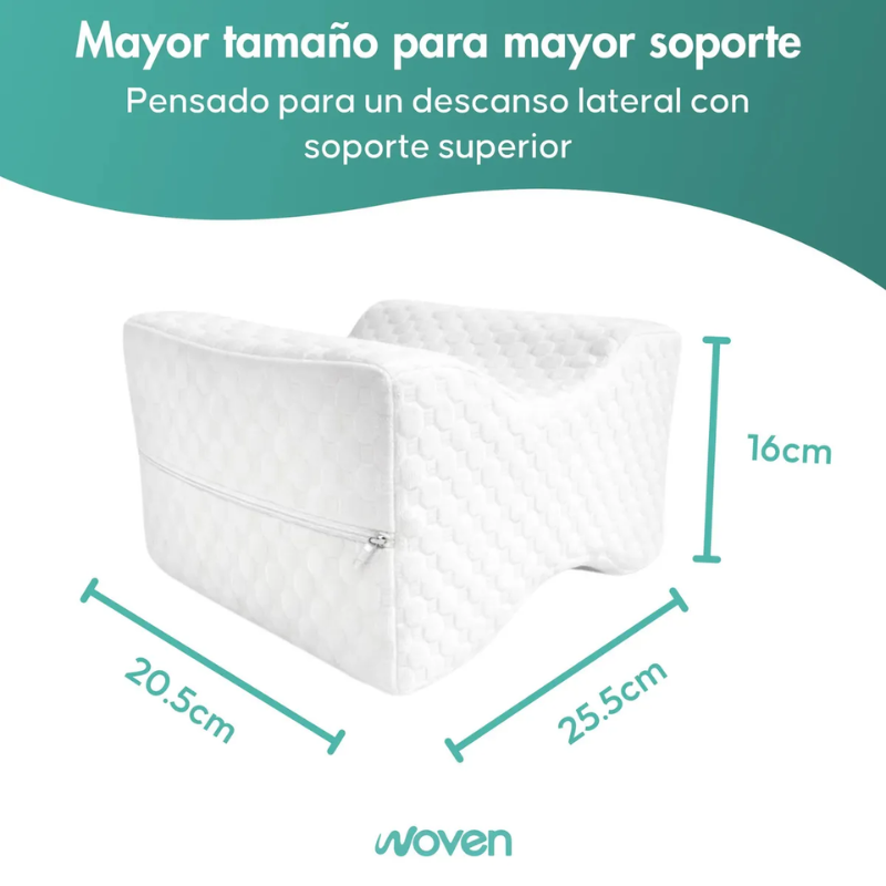 Set Almohada Ortop dica Cervical Y Coj n Para Piernas Woven-8