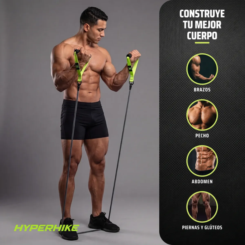 Bandas Elasticas De Resistencia Para Ejercicios Hyperhike 300Lbs-3