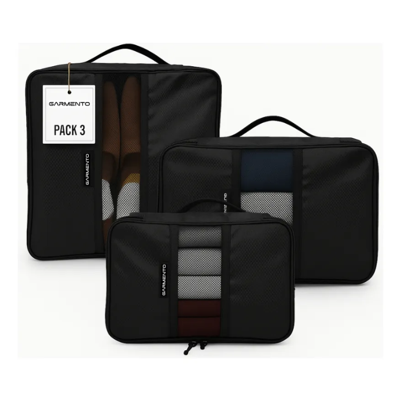 Maleta Garmento Cabina 10kg 3 Organizadores De Viaje-4