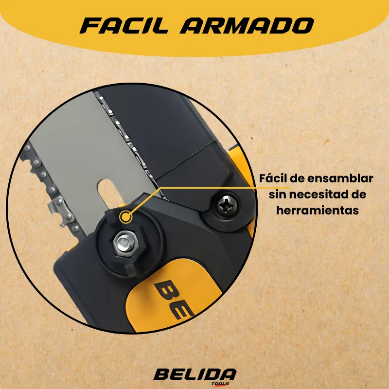 Motosierra Inal mbrica 8 Belida 2 Bater as Y Cargador-4