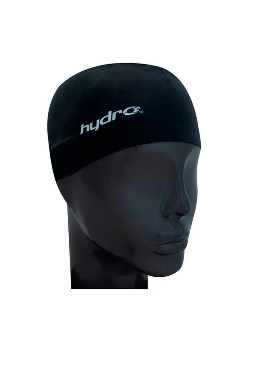Gorra Silicona Natación Hydro Pileta Gorro Latex Impermeable Color Negro-2