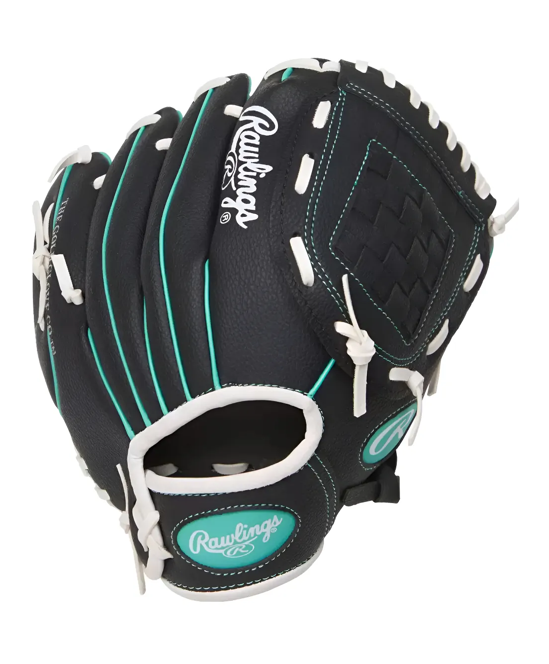 Guante De Beisbol Junior Lanzador Derecho 5 7 A os Negro verde-0