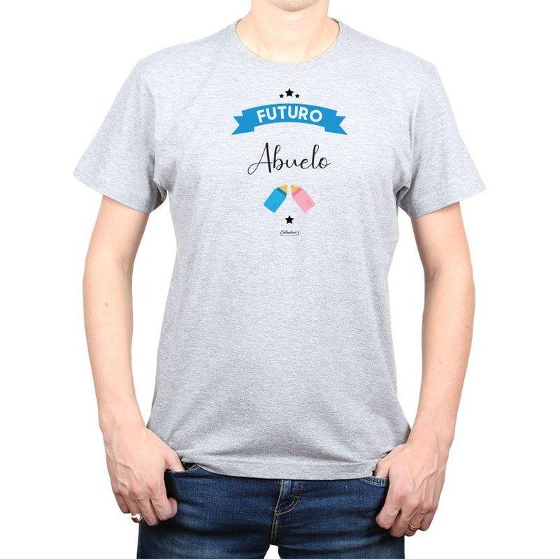 Polera Calambur hombre Futuro Abuelo Gris-0