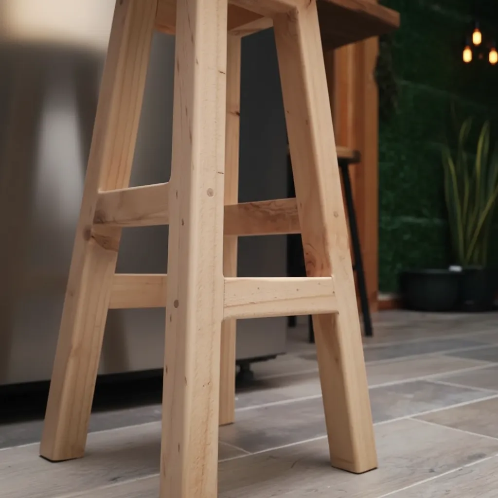 Taburete Nehuen Piso Redondo Madera Bar Cocina-3