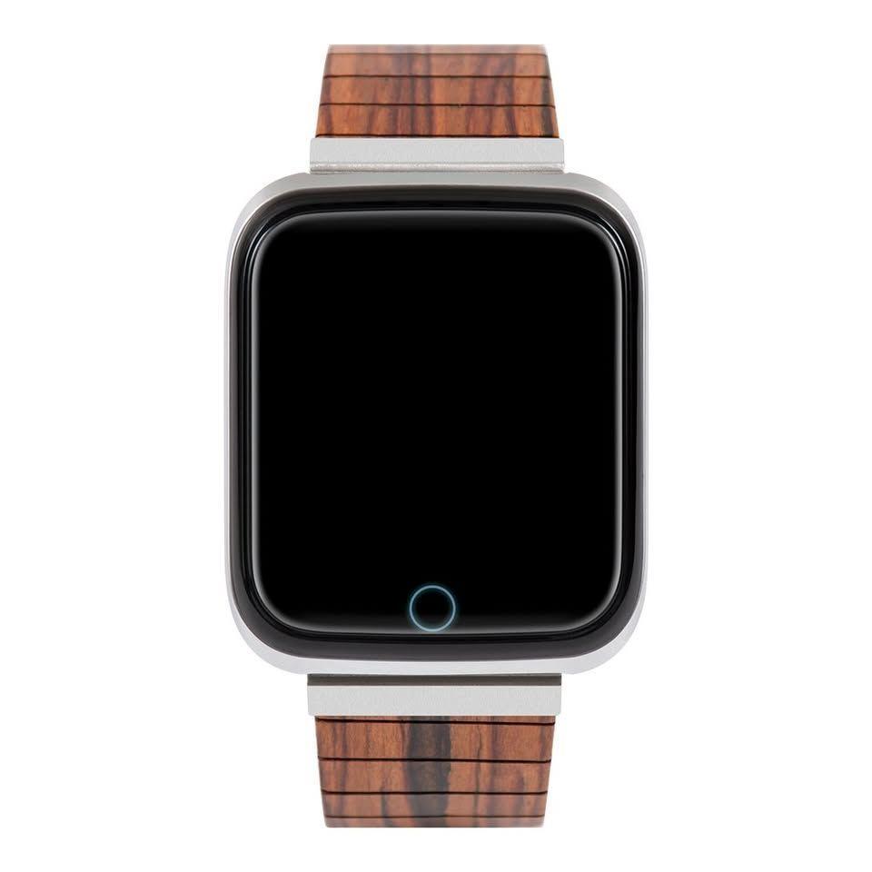 Bewell Smartwatch Inteligente Correa De Madera-2