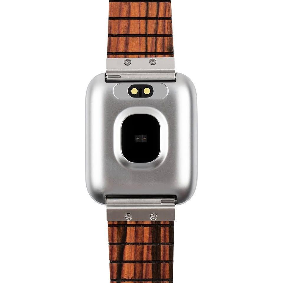 Reloj Bewell Smartwatch Inteligente Correa De Madera-7