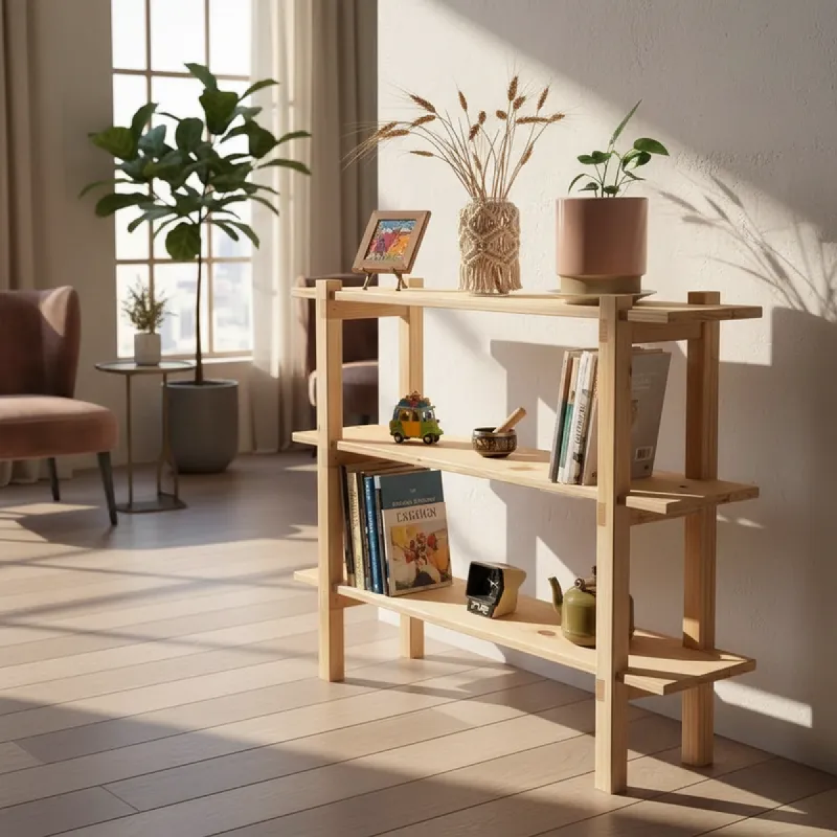 Arrimo Madera Estilo Moderno Terminacion Natural-2