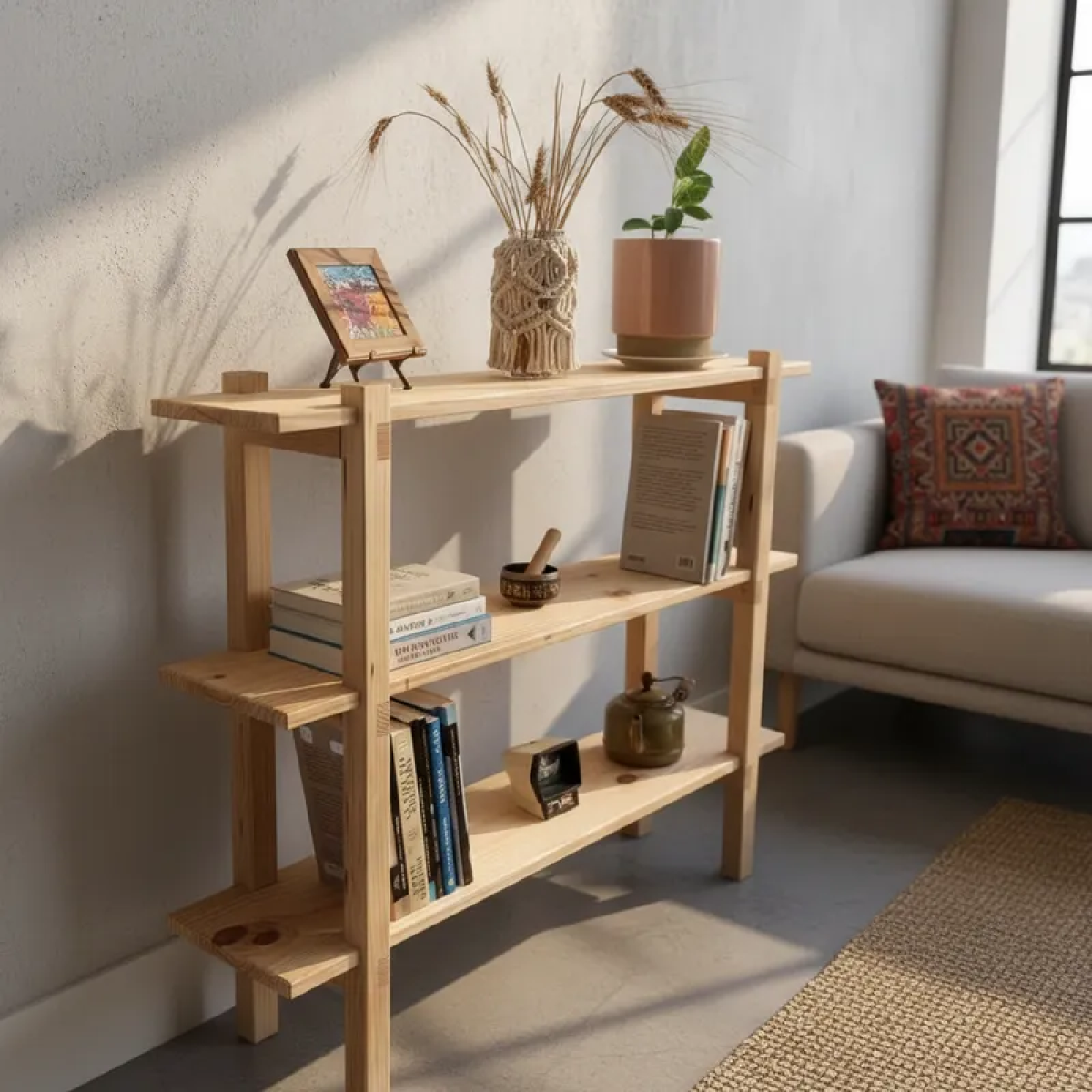 Arrimo Madera Estilo Moderno Terminacion Natural-3