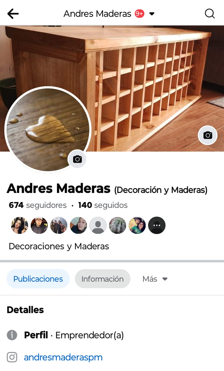 Revistero Decorativo De Madera Natural-4