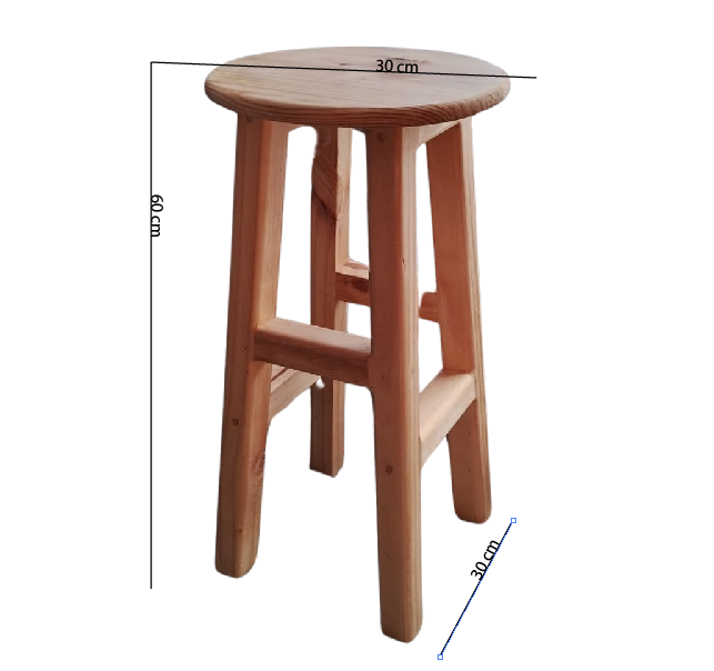 4 Unidades Pisos Taburetes Madera Para Bar -4